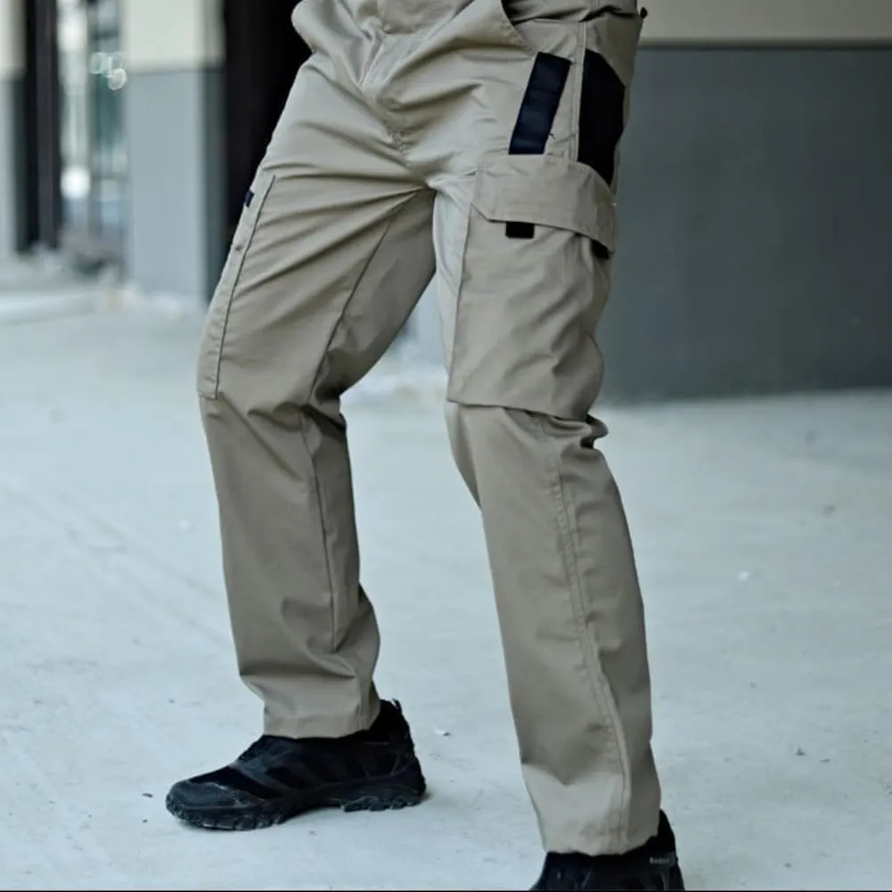2025 Mens Cargo Work Pants Military Durable Ripstop Tactical Pants, Lightweight Water Resistant Outdoor Hiking Work Pants