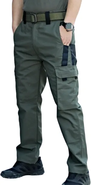 2025 Mens Cargo Work Pants Military Durable Ripstop Tactical Pants, Lightweight Water Resistant Outdoor Hiking Work Pants