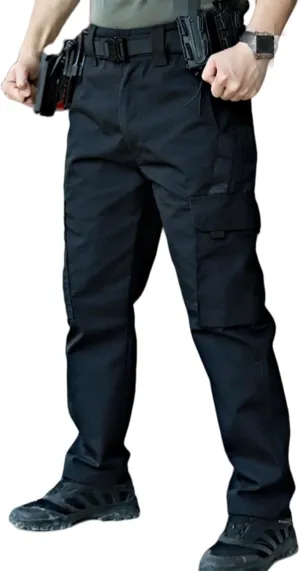 2025 Mens Cargo Work Pants Military Durable Ripstop Tactical Pants, Lightweight Water Resistant Outdoor Hiking Work Pants