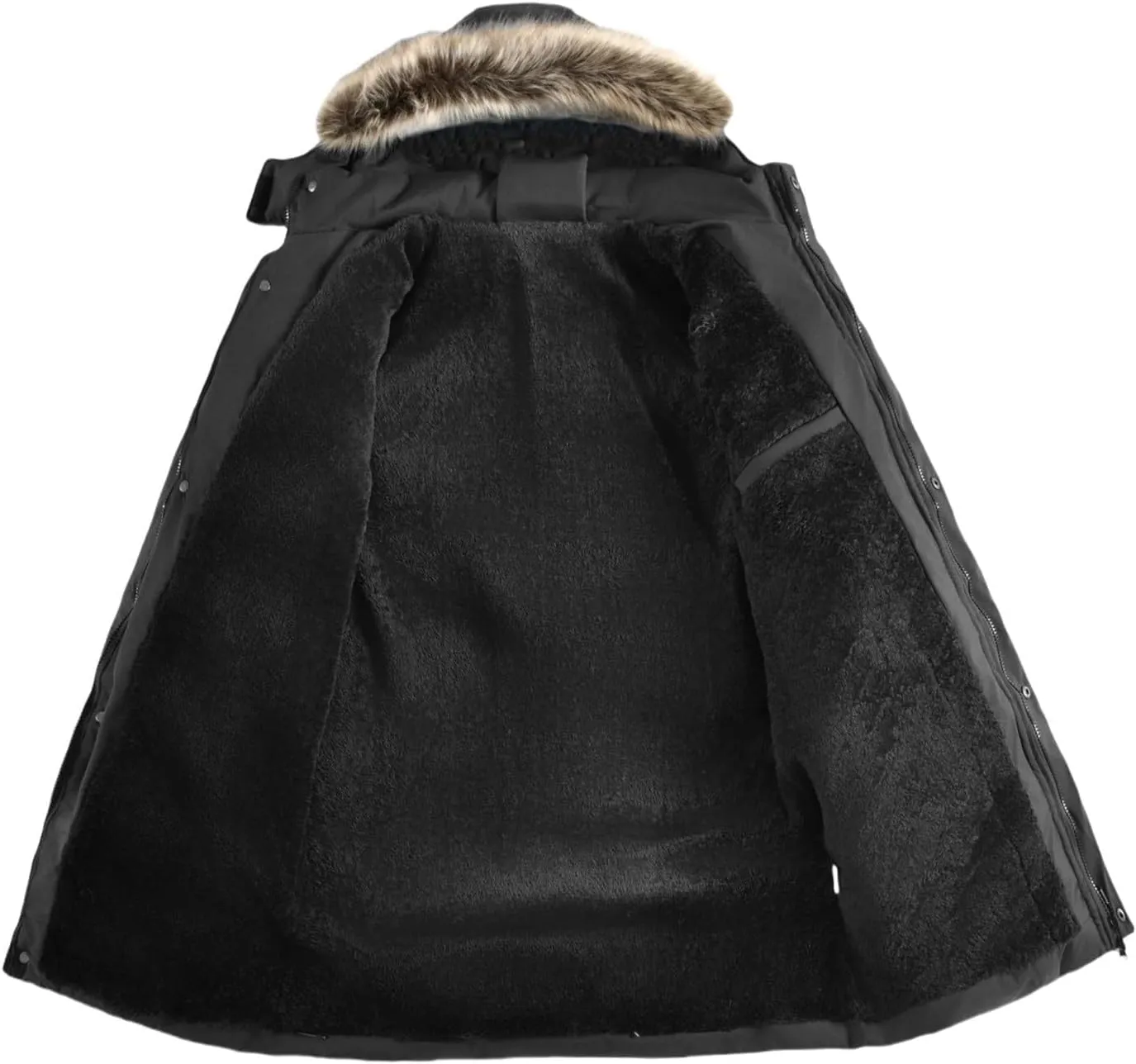 Bidobibo Quilted Jacket Men with Hood Oversized Lightweight Down Coat Puffer Jackets Plus Size Mens Parka Winter Coats Long