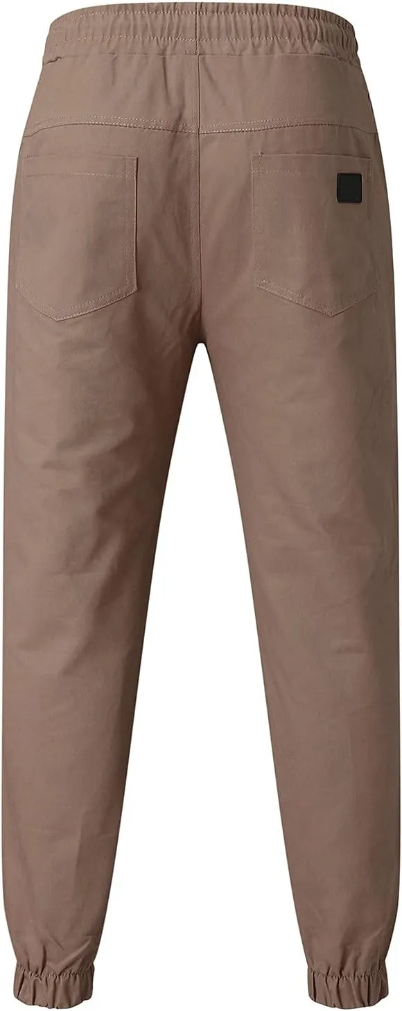 Cargo Pants for Men Big and Tall Pants Streetwear Hip Hop Harem Pants Multi-Pocket Techwear Punk Tactical Track Pants