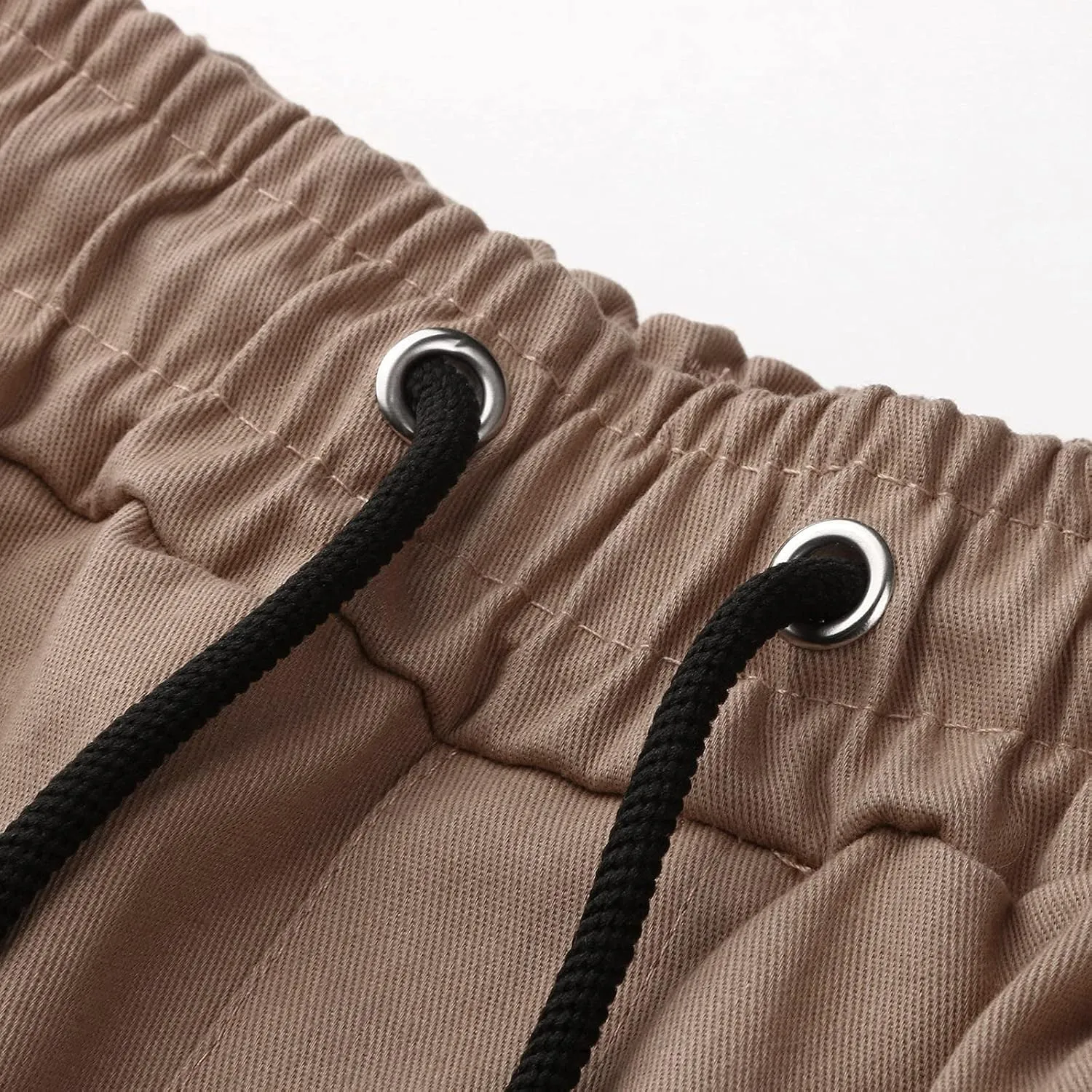 Cargo Pants for Men Big and Tall Pants Streetwear Hip Hop Harem Pants Multi-Pocket Techwear Punk Tactical Track Pants