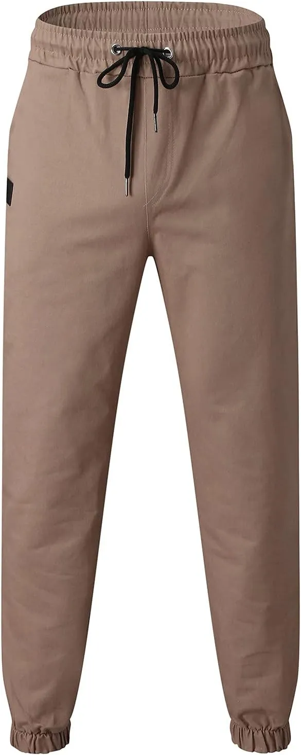 Cargo Pants for Men Big and Tall Pants Streetwear Hip Hop Harem Pants Multi-Pocket Techwear Punk Tactical Track Pants