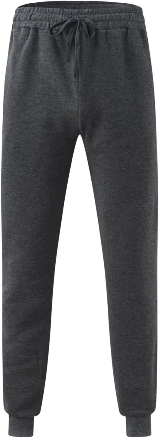 Cargo Pants for Men Relaxed Fit Mens Cargo Pants Multi-Pockets Outdoor Pants Men's Fleece Cargo Jogger Athletic Pants