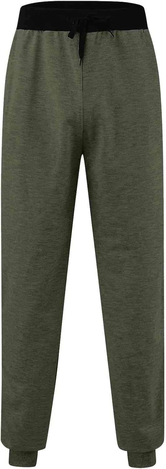 Cargo Sweatpants for Men Mens Lounge Pants Pants Mens Athletic Workout Running Jogger Pants with Pockets Cargo Pants