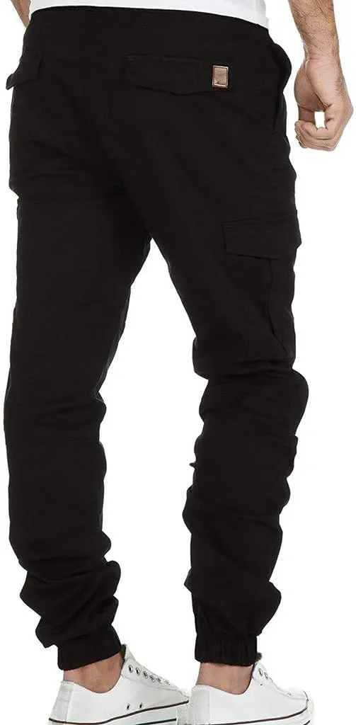 Cargo Sweatpants for Men Mens Lounge Pants Yoga Sweatpants Athletic Lounge Pants Loose Drawstring Casual Jersey Pants