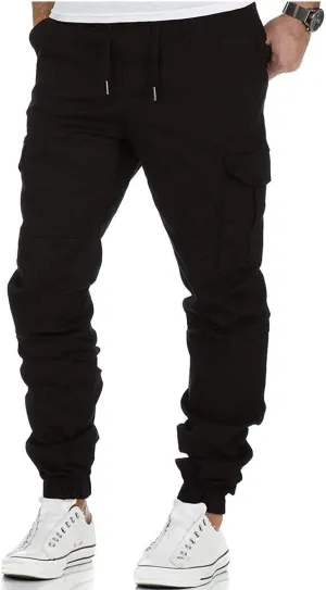 Cargo Sweatpants for Men Mens Lounge Pants Yoga Sweatpants Athletic Lounge Pants Loose Drawstring Casual Jersey Pants