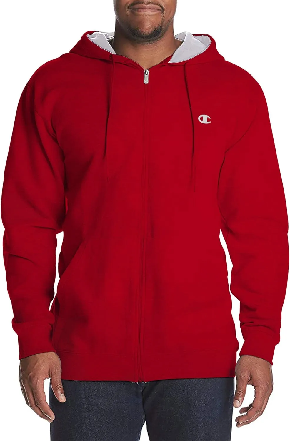 Champion Men's Big & Tall Full Zip Hoodie