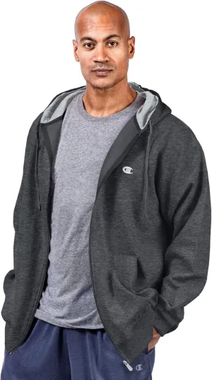 Champion Men's Big & Tall Full Zip Hoodie