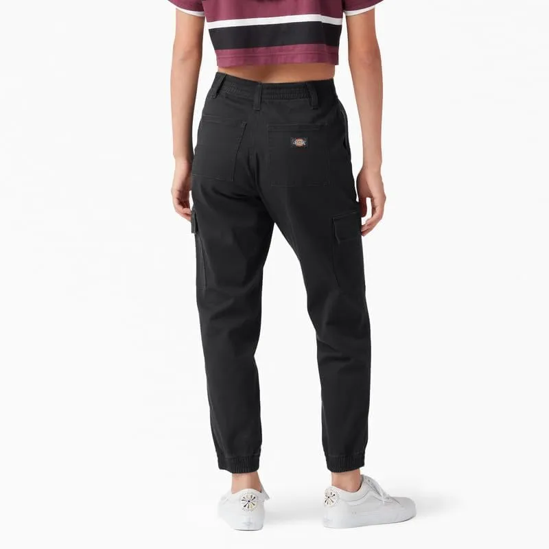 Dickies Women's High Rise Fit Cargo Jogger Pants (Standard and Plus Size)