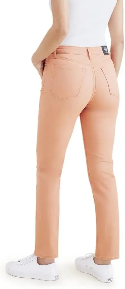 Dockers Women's Slim Fit High Rise Jean Cut Pants