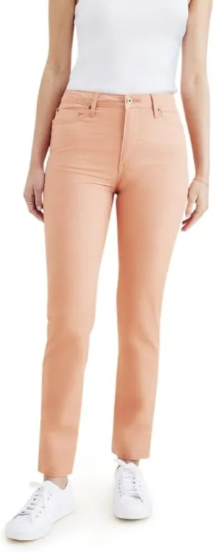 Dockers Women's Slim Fit High Rise Jean Cut Pants