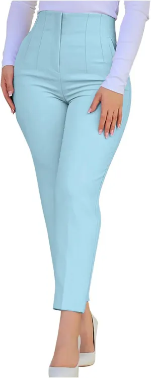 Dress Pants Women Work Pants Business Casual Trousers Pants Slacks for Women High Waisted Office Pants Work Pants