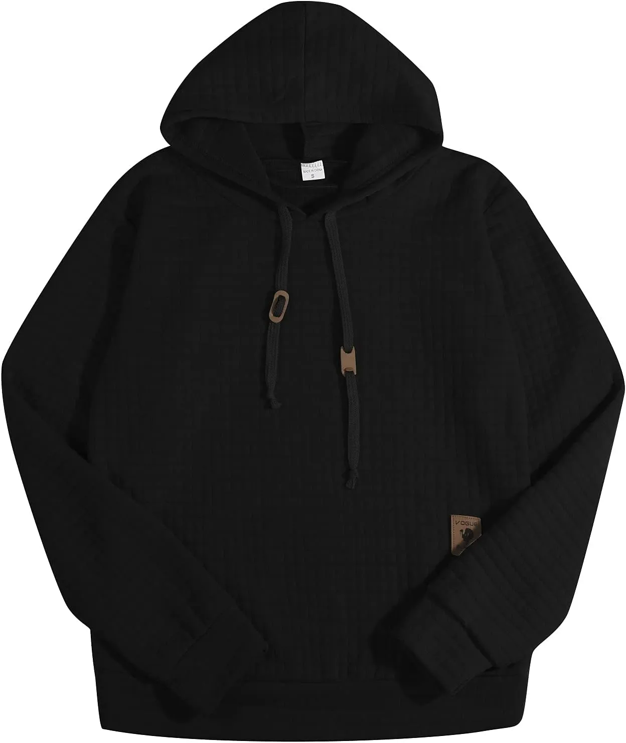 DuDubaby Men's Winter Casual Hoodie Warm Long Sleeves Sweatshirt Coat Jacket Sweater