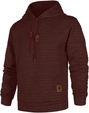 DuDubaby Men's Winter Casual Hoodie Warm Long Sleeves Sweatshirt Coat Jacket Sweater