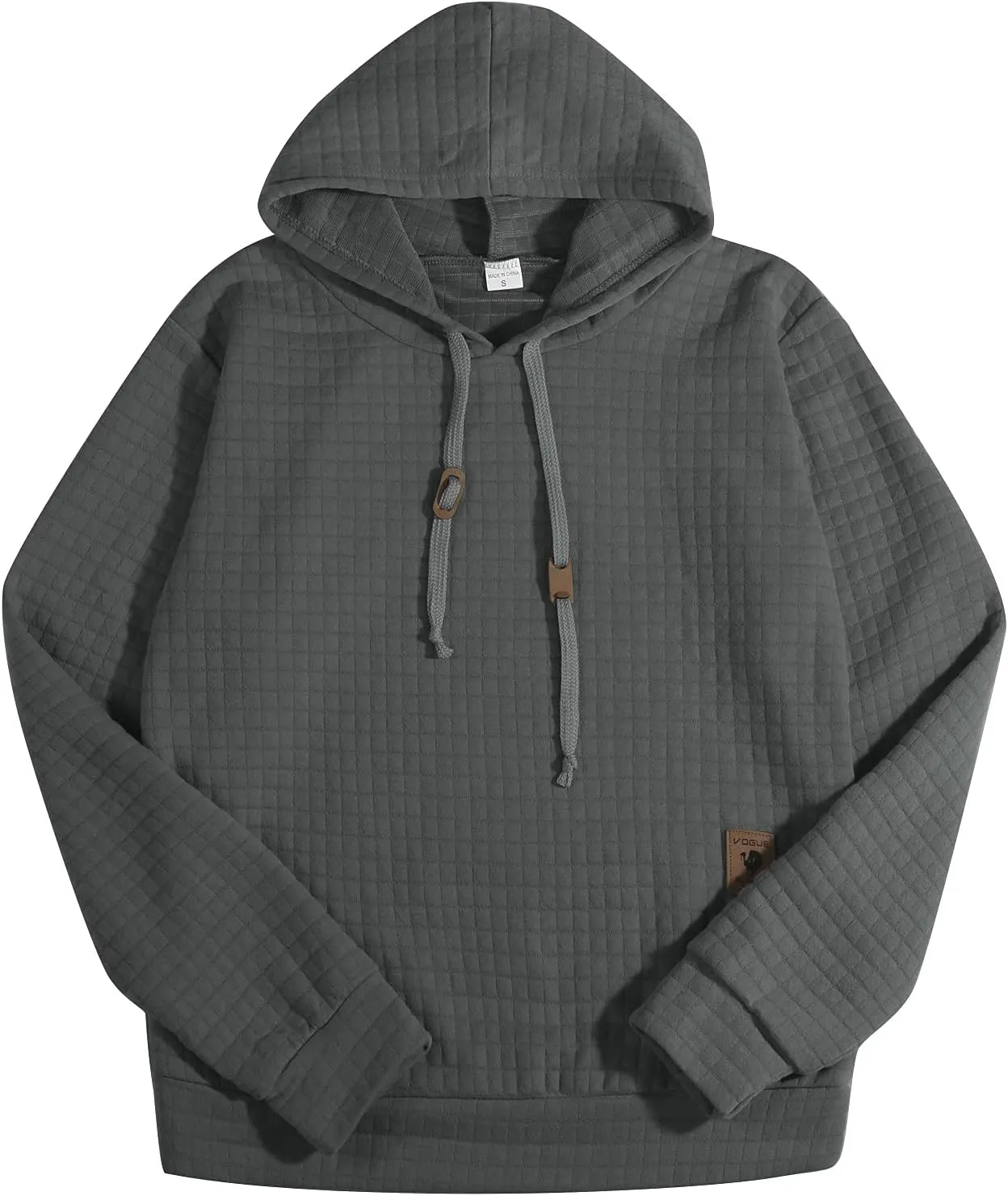 DuDubaby Men's Winter Casual Hoodie Warm Long Sleeves Sweatshirt Coat Jacket Sweater