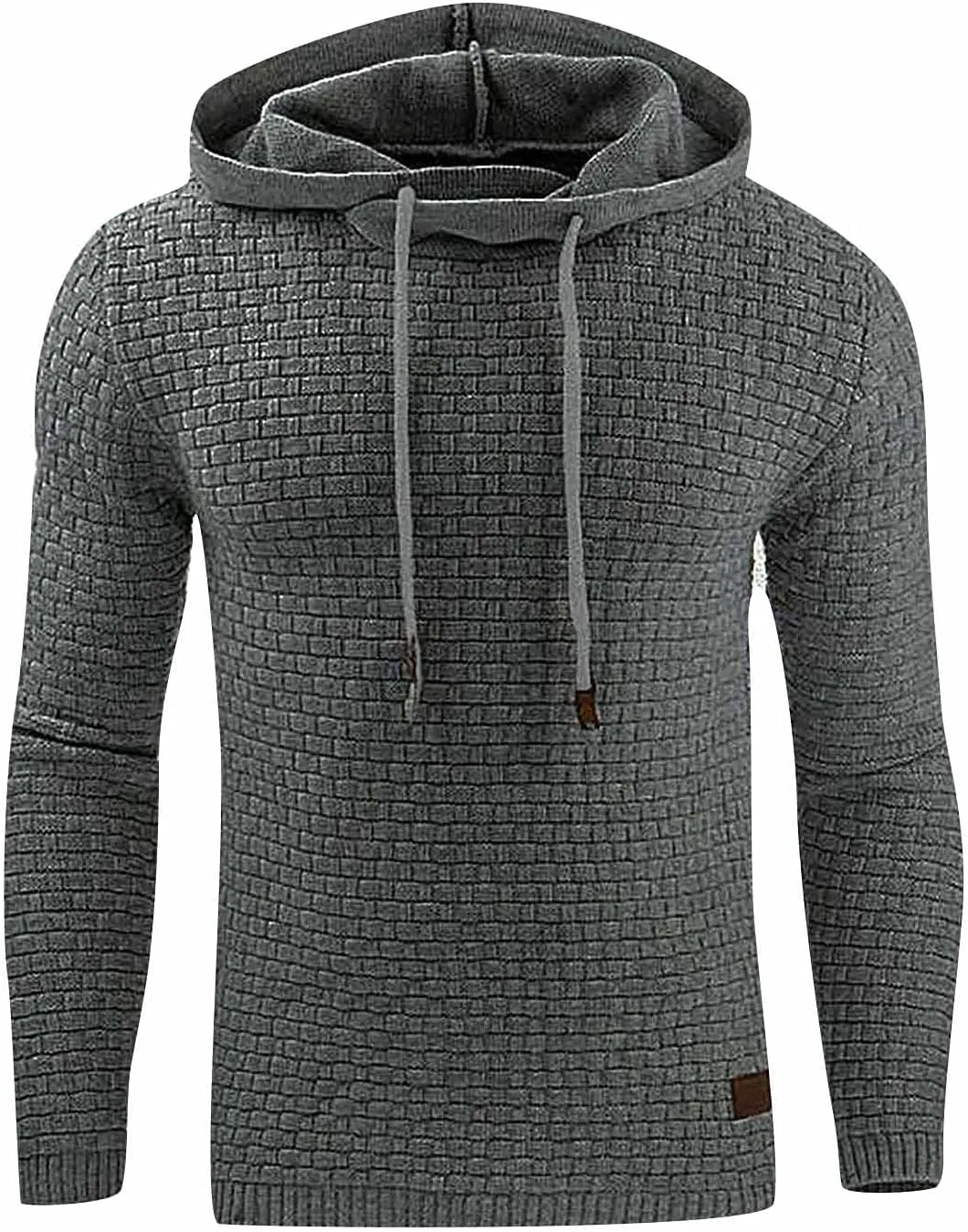 DuDubaby Men's Winter Casual Hoodie Warm Long Sleeves Sweatshirt Coat Jacket Sweater