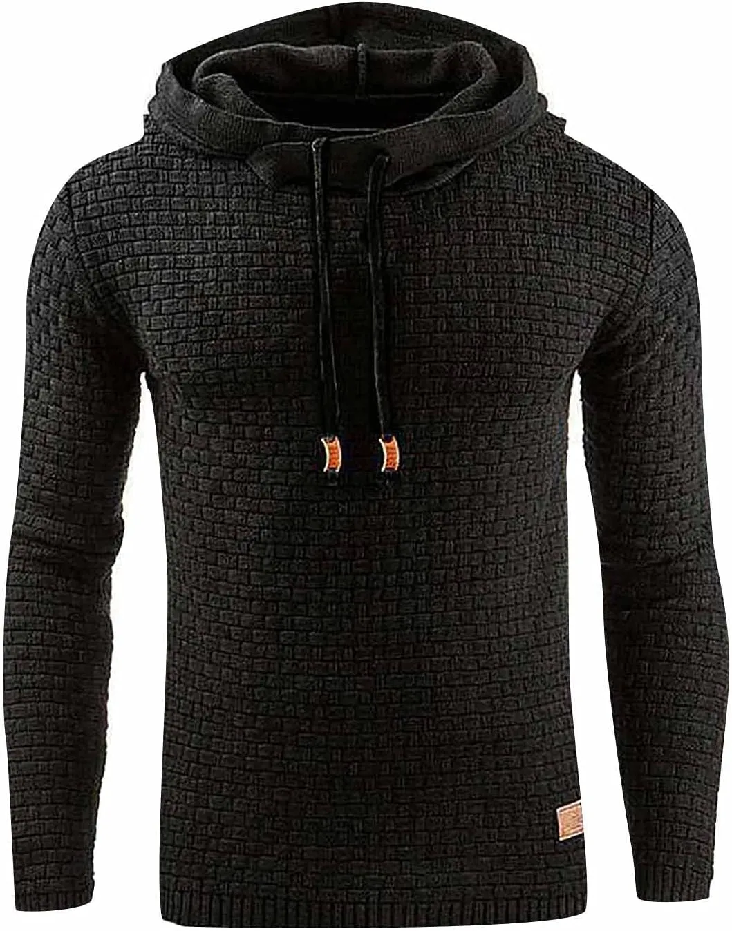DuDubaby Men's Winter Casual Hoodie Warm Long Sleeves Sweatshirt Coat Jacket Sweater