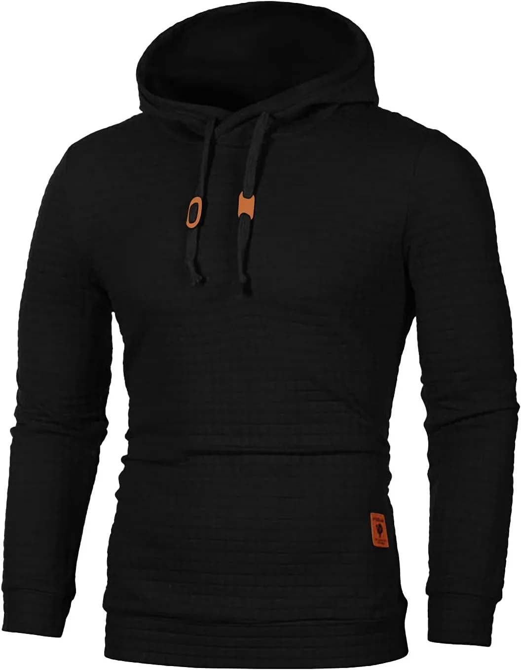 DuDubaby Men's Winter Casual Hoodie Warm Long Sleeves Sweatshirt Coat Jacket Sweater