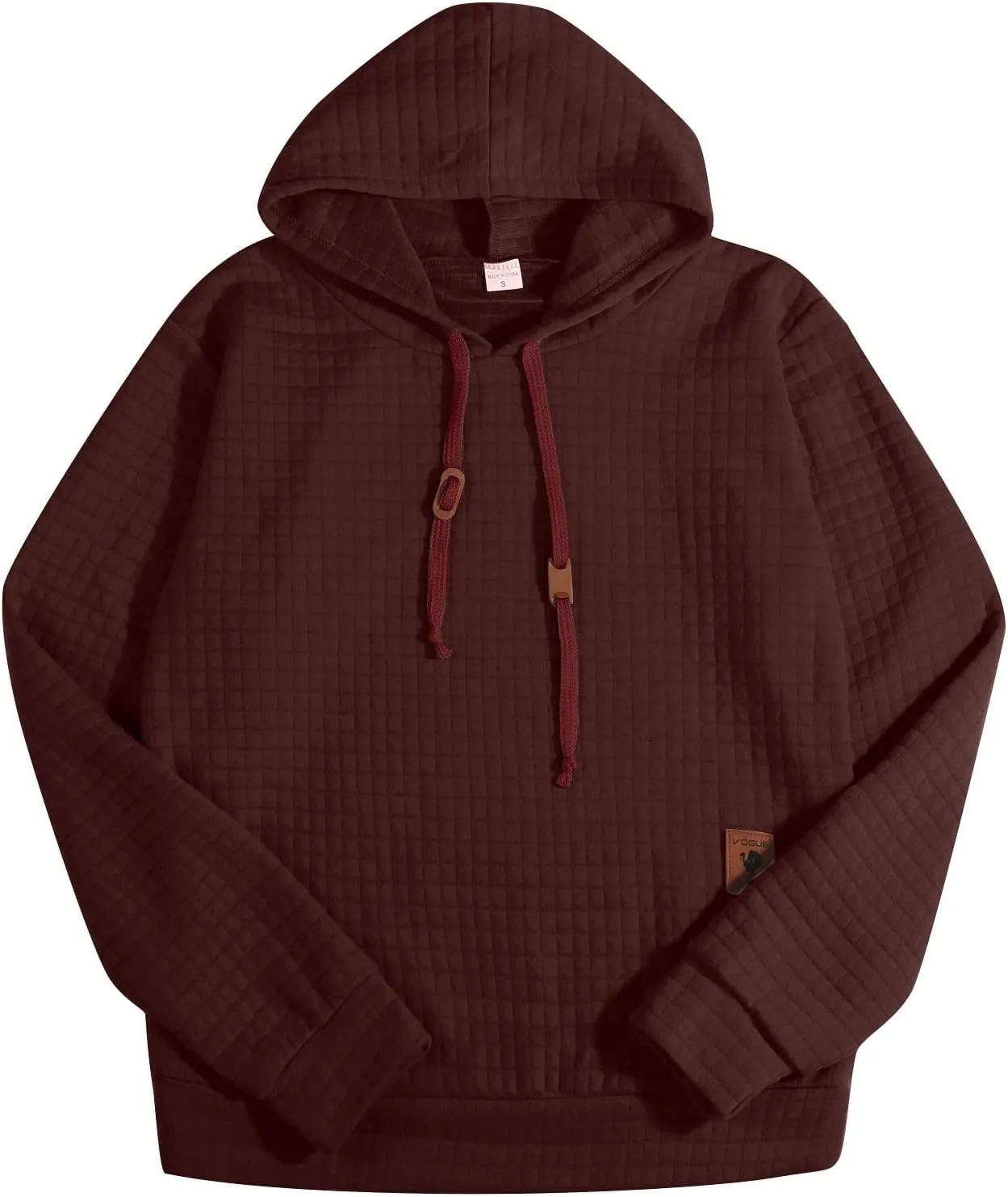 DuDubaby Men's Winter Casual Hoodie Warm Long Sleeves Sweatshirt Coat Jacket Sweater