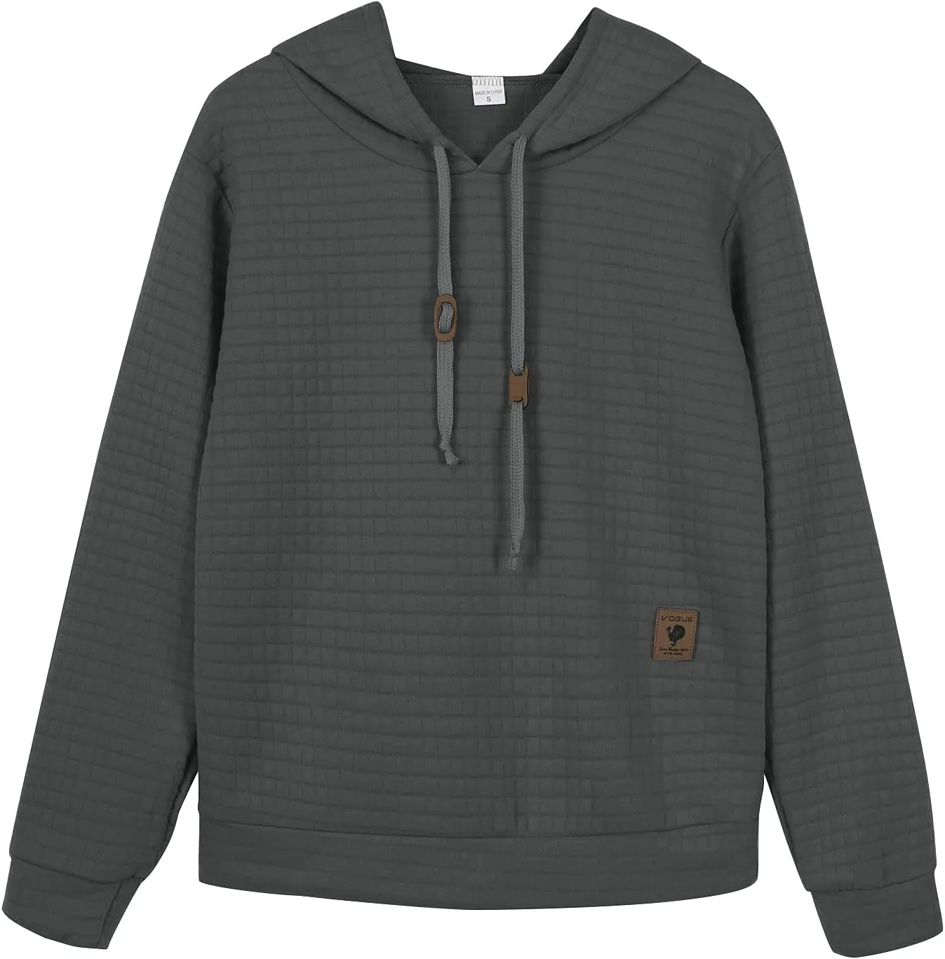 DuDubaby Men's Winter Casual Hoodie Warm Long Sleeves Sweatshirt Coat Jacket Sweater