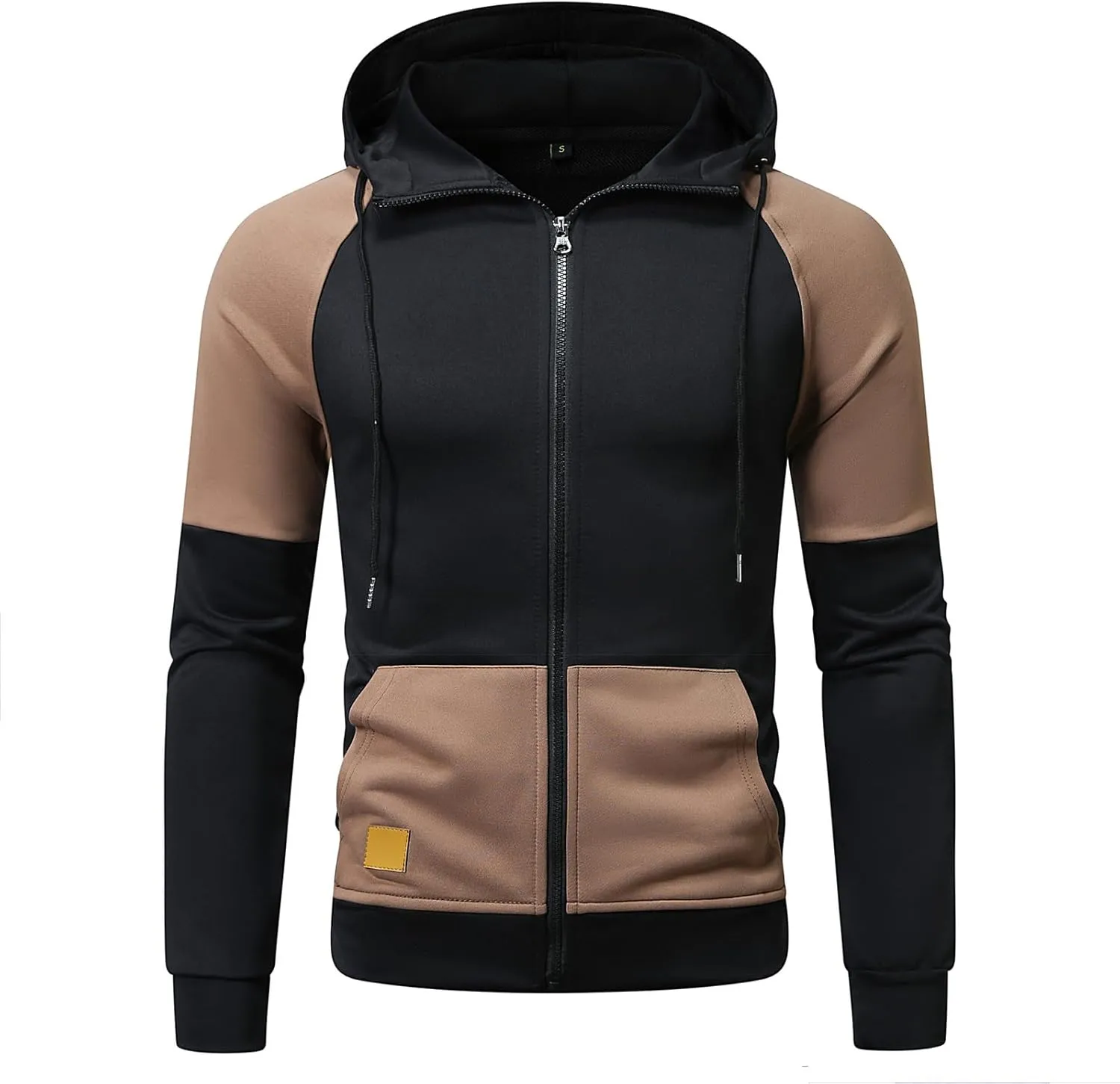 Full Zip Hoodies for Men Blank Big and Tall Hoodie Personalized Thermal Sweater