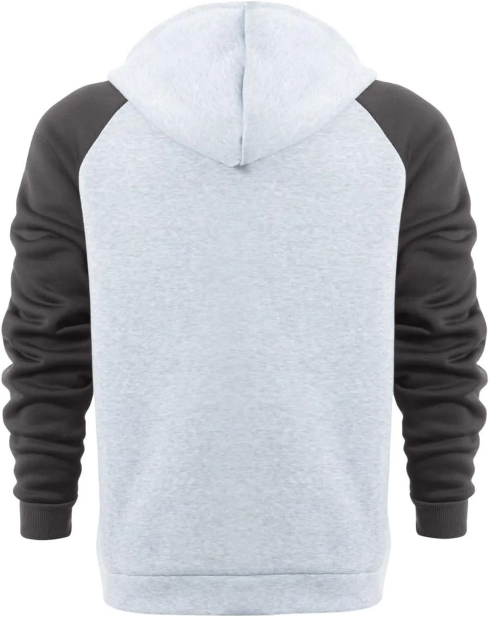 Full Zip Hoodies for Men Personalized Blank Hoodie Warm Big and Tall Sweater