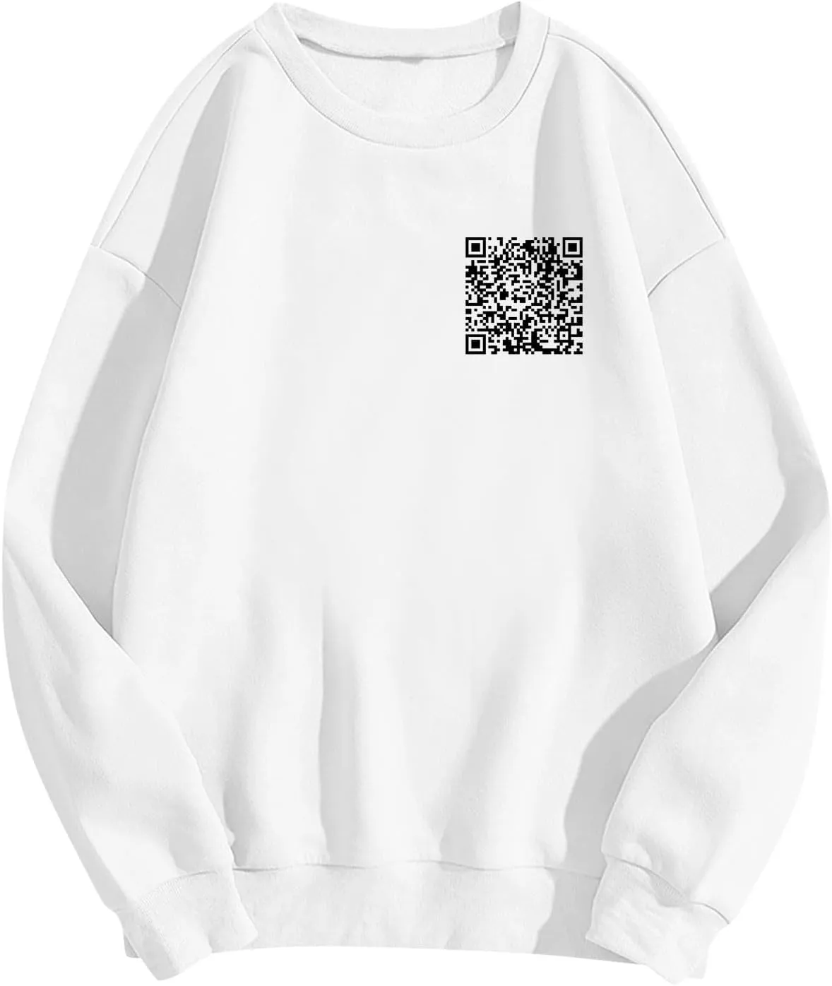 Funny Fu Qr Code Sweatshirts Men And Women Stylish Fuck You Qr Code Hoodies Unisex With Humorous Hidden Message Shirts