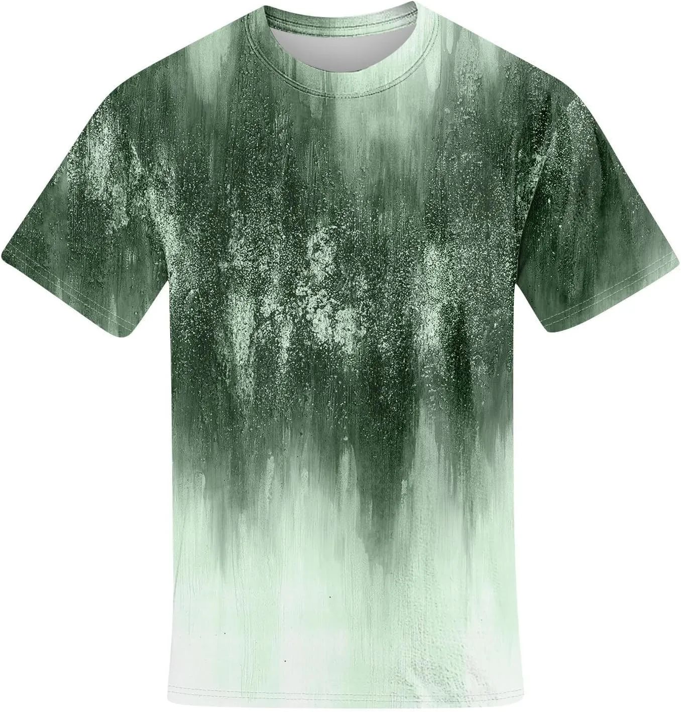 Graphic Shirts for Men Casual Fashion Short Sleeve Printed Crewneck Big and Tall Summer Beach Tshirts Loose Fit Shirt