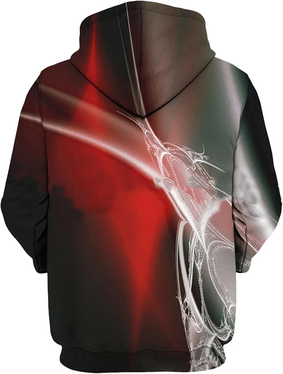 Hoodies For Men Graphic 3D Print Fall Sweatshirts No Hood Winter Pullover Drawstring Long Sleeve Outfits With Pocket