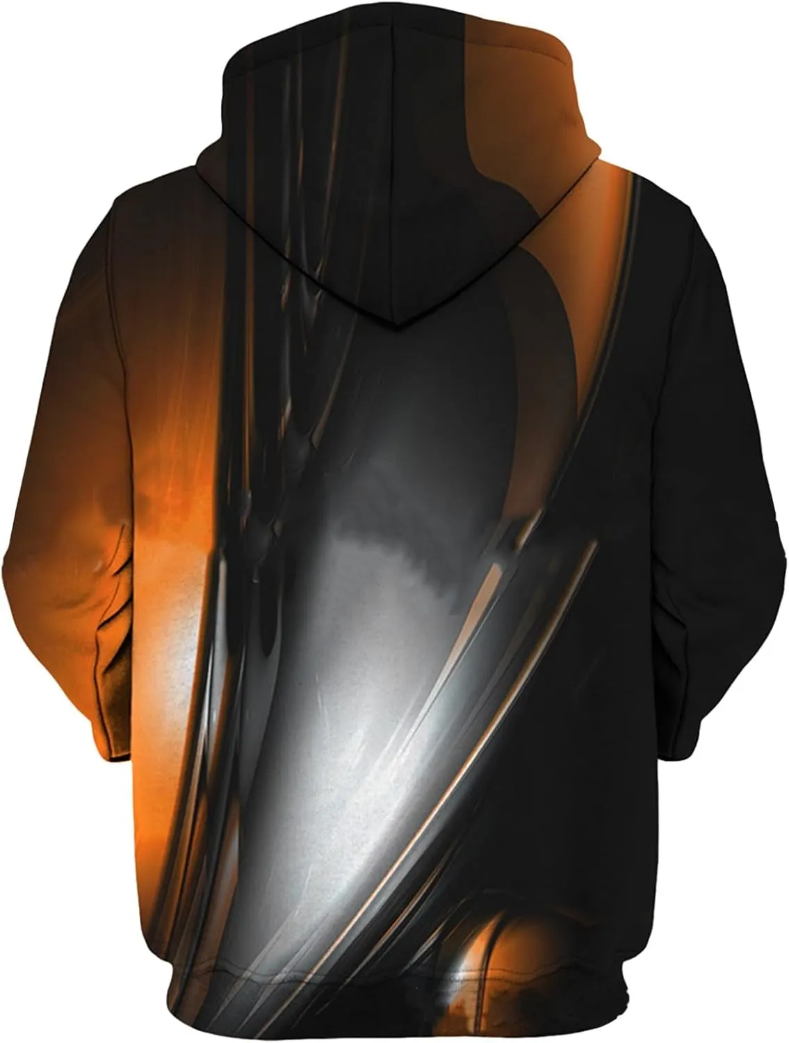 Hoodies For Men Graphic 3D Print Fall Sweatshirts No Hood Winter Pullover Drawstring Long Sleeve Outfits With Pocket