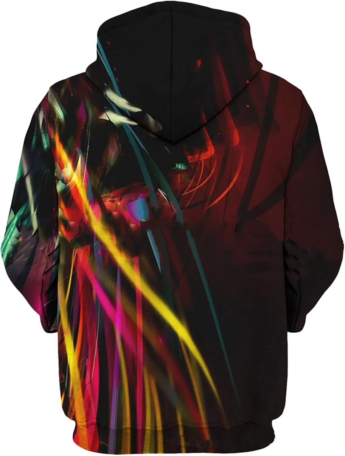 Hoodies For Men Graphic 3D Print Fall Sweatshirts No Hood Winter Pullover Drawstring Long Sleeve Outfits With Pocket