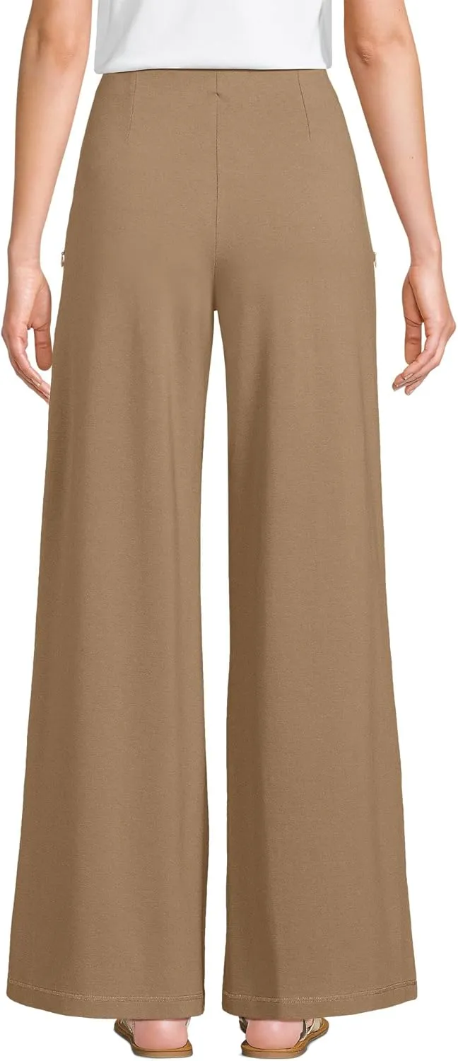 Lands' End Women's Starfish High Rise Palazzo Pants