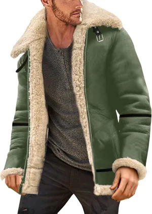 LCMTWX Coats for Men and Winter Jacket Coat Leisure Plus Size Hat Zip Pocket Cotton-Padded Warm Men's Thicken Warm Winter