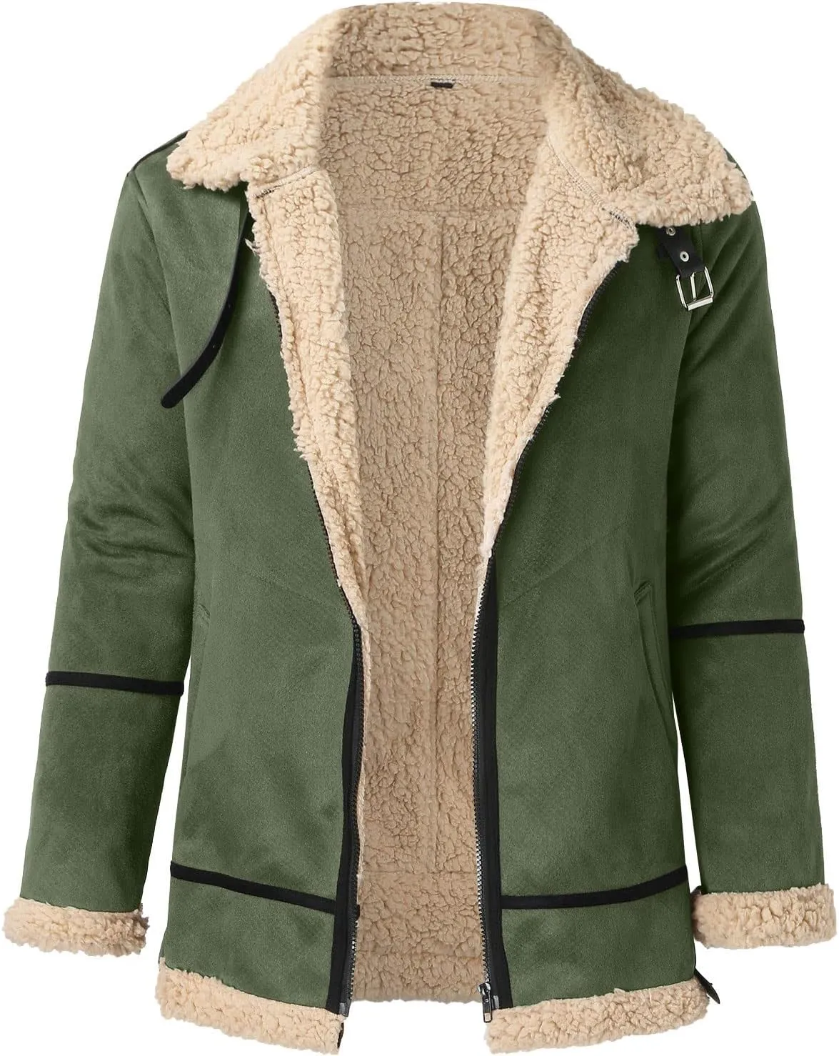 LCMTWX Coats for Men and Winter Jacket Coat Leisure Plus Size Hat Zip Pocket Cotton-Padded Warm Men's Thicken Warm Winter