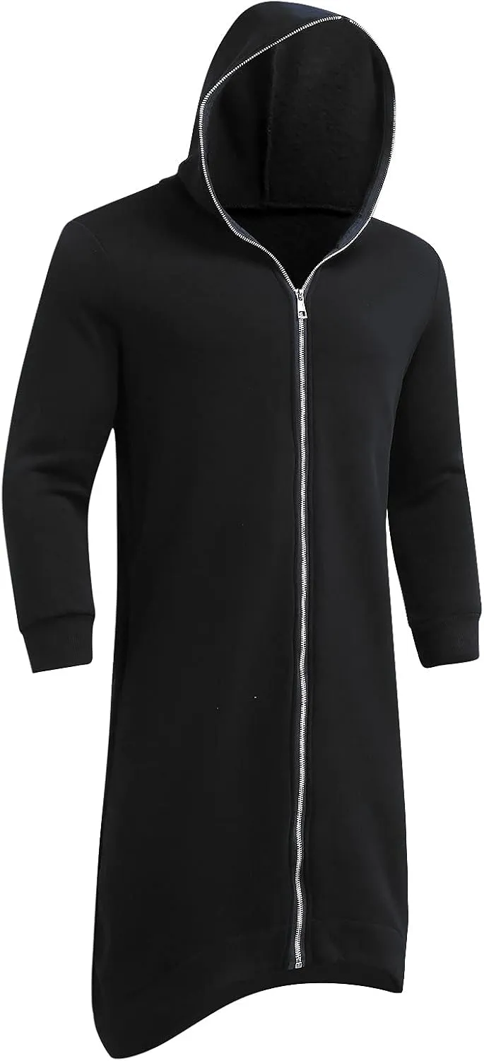 LCMTWX Mens Hoodies Zipper Hoodie Splicing Large Size Sweater Jacket Full Zip Long Sleeve Sweatshirt Full Zip Long Sleeve