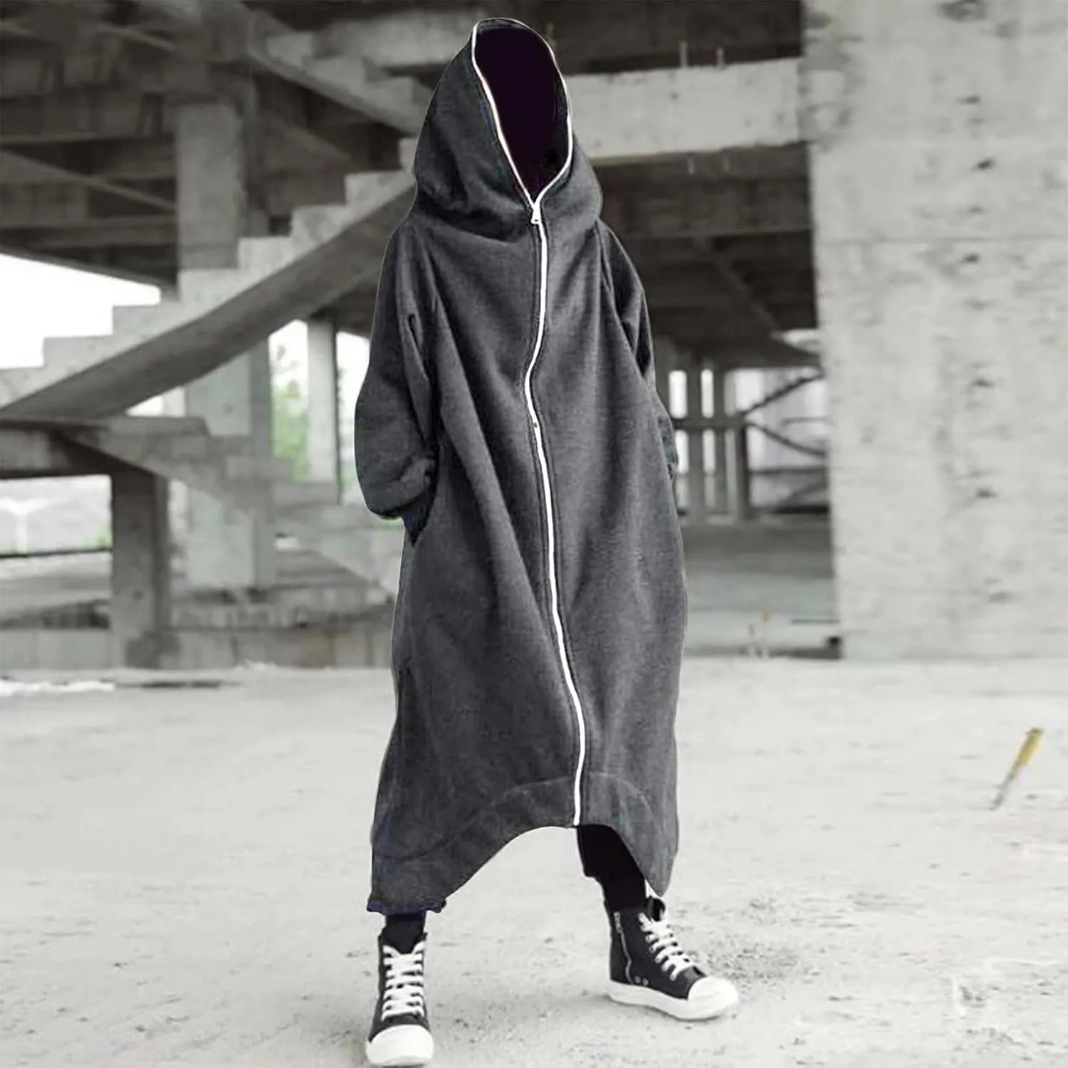 LCMTWX Mens Hoodies Zipper Hoodie Splicing Large Size Sweater Jacket Full Zip Long Sleeve Sweatshirt Full Zip Long Sleeve