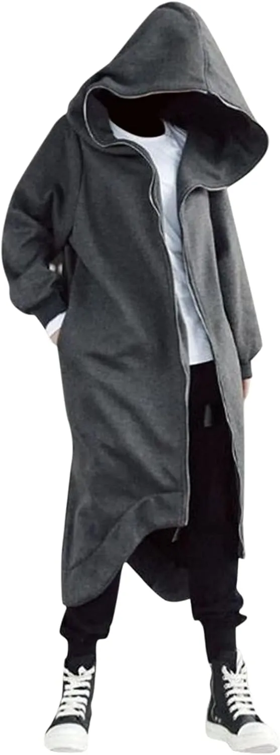 LCMTWX Mens Hoodies Zipper Hoodie Splicing Large Size Sweater Jacket Full Zip Long Sleeve Sweatshirt Full Zip Long Sleeve