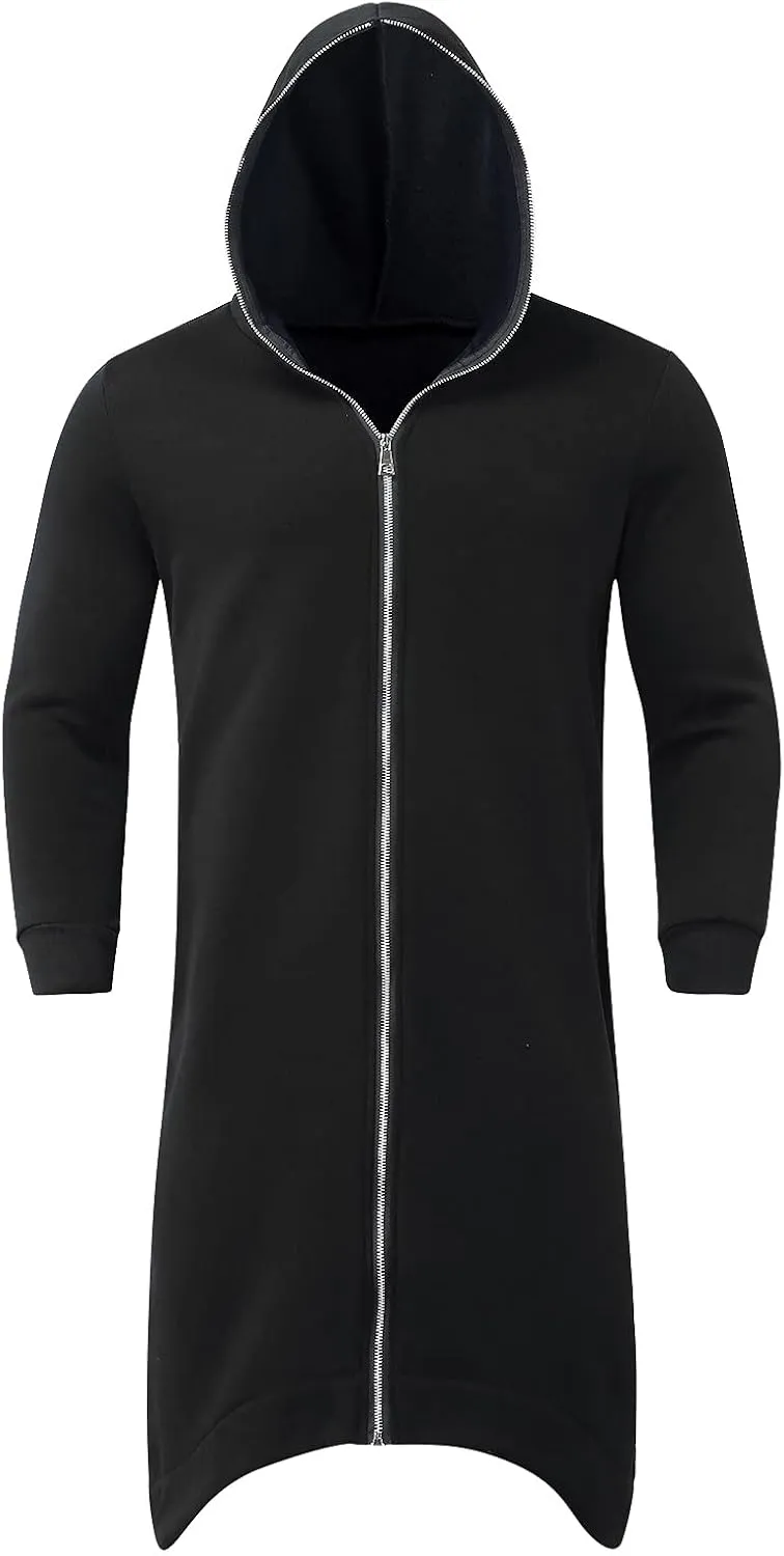 LCMTWX Mens Hoodies Zipper Hoodie Splicing Large Size Sweater Jacket Full Zip Long Sleeve Sweatshirt Full Zip Long Sleeve