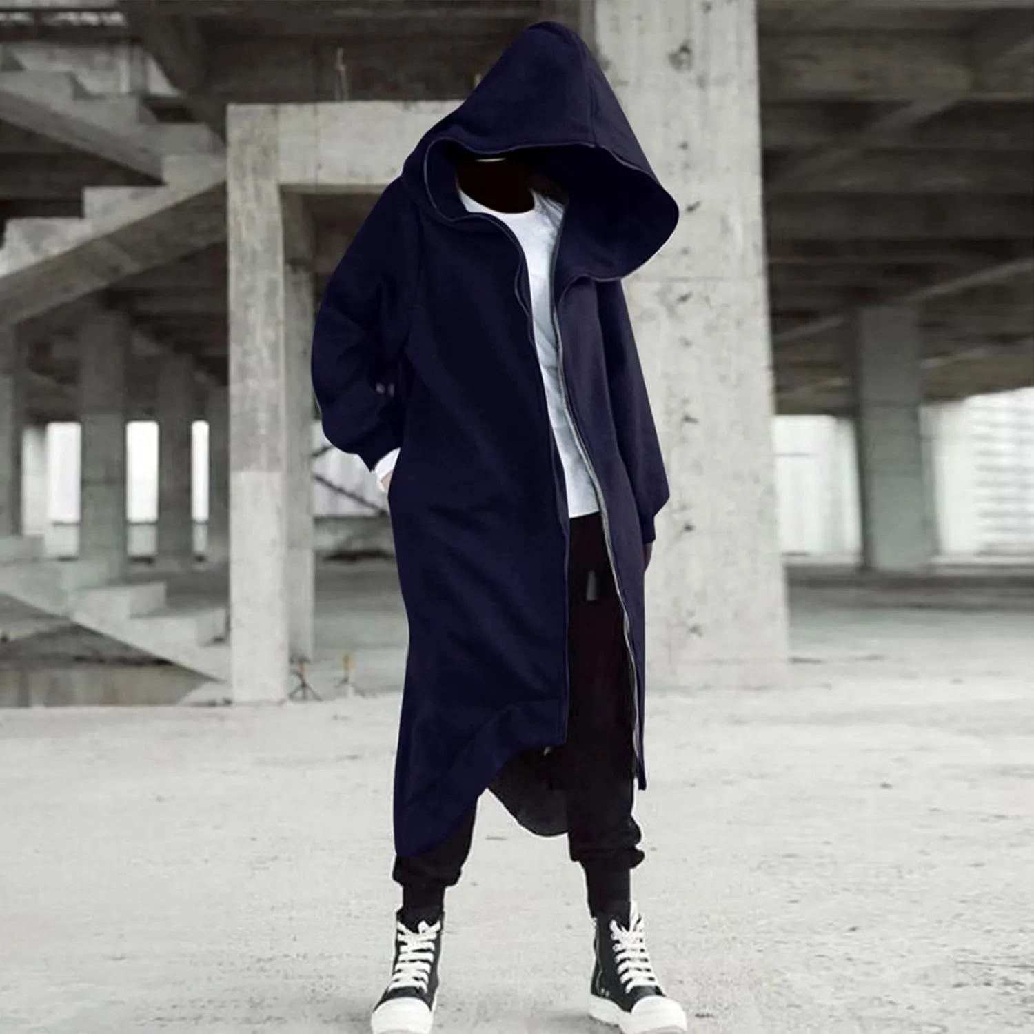 LCMTWX Mens Hoodies Zipper Hoodie Splicing Large Size Sweater Jacket Full Zip Long Sleeve Sweatshirt Full Zip Long Sleeve