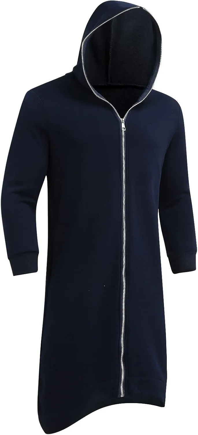 LCMTWX Mens Hoodies Zipper Hoodie Splicing Large Size Sweater Jacket Full Zip Long Sleeve Sweatshirt Full Zip Long Sleeve