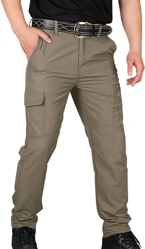 LCMTWX Mens Work Pants Sports Outdoor Mountaineering Men's Work Pants Men's Joggers with Pockets Black Sweatpants Men Men's