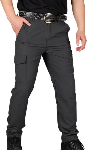 LCMTWX Mens Work Pants Sports Outdoor Mountaineering Men's Work Pants Men's Joggers with Pockets Black Sweatpants Men Men's