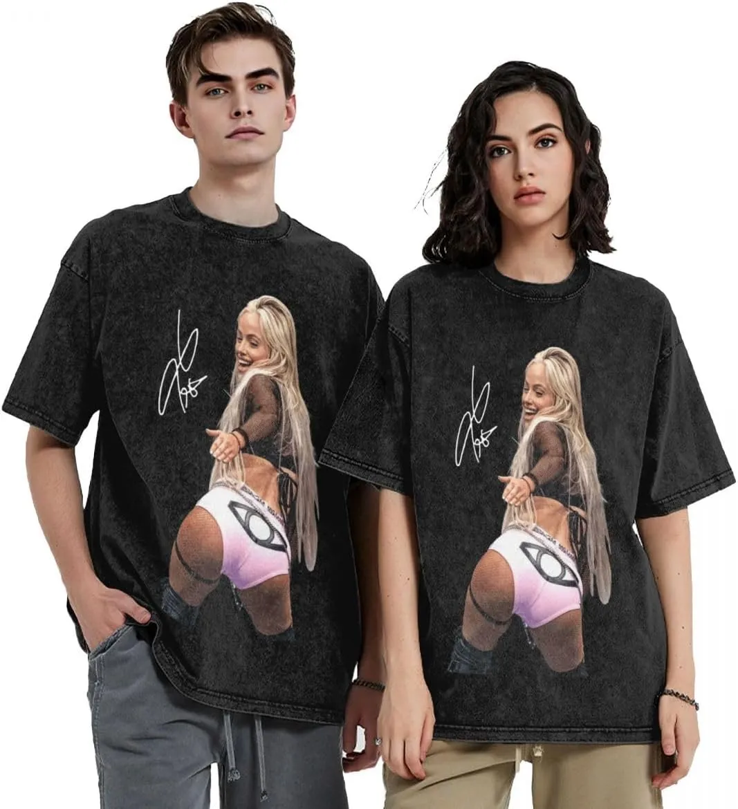 Man's Vintage Oversized Cotton T Shirt Round Neck T Shirts Top