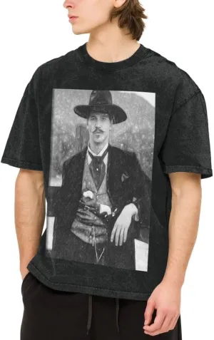 Man's Vintage Oversized Cotton T Shirt Round Neck T Shirts Top