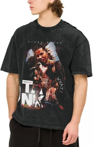 Man's Vintage Oversized Cotton T Shirt Round Neck T Shirts Top
