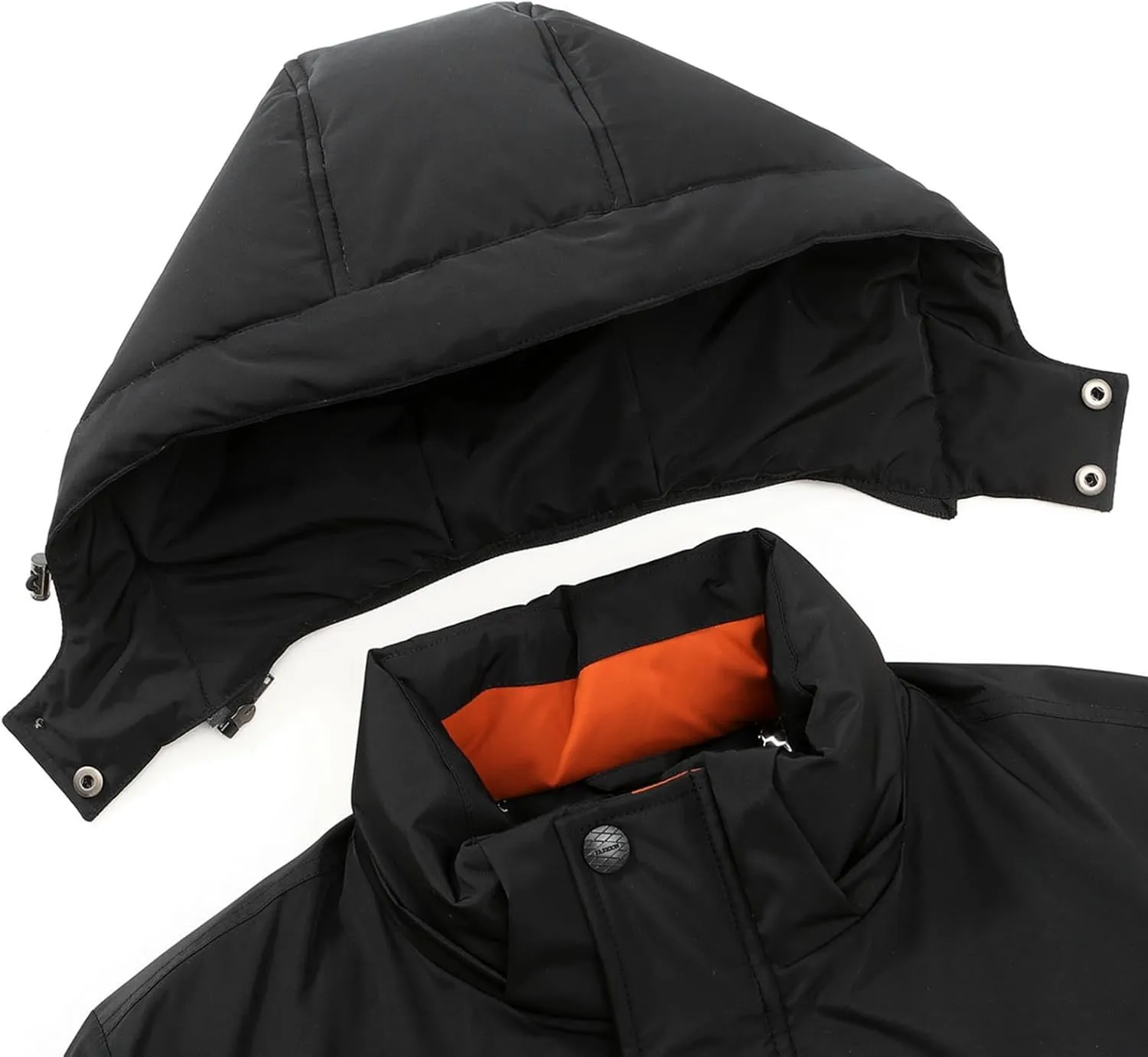 Men Hooded Casual Down Jackets Winter Coats Outdoors Waterproof Coats Windproof Jackets Slim Coats Thickening Outwear