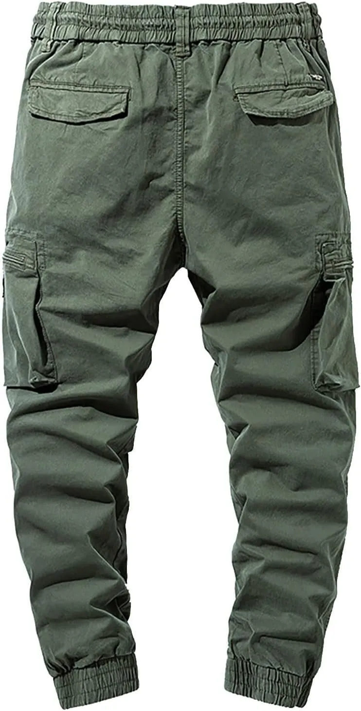 Mens 2024 Tactical Pants Ripstop Cargo Pants Lightweight Work Hiking Pants Outdoor Workout Joggers Work Military Pant