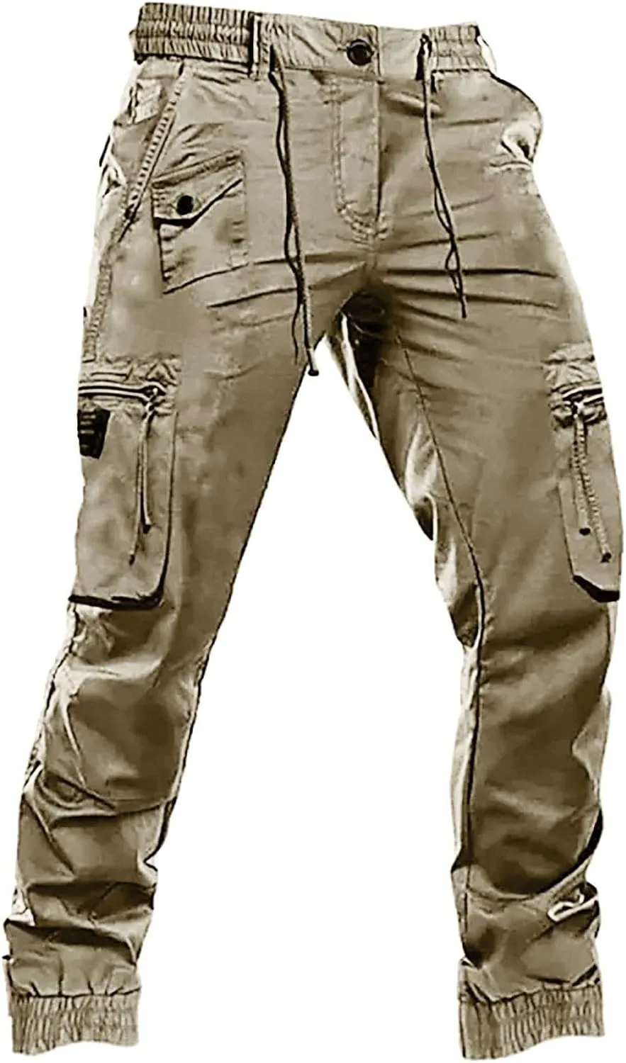 Mens 2024 Tactical Pants Ripstop Cargo Pants Lightweight Work Hiking Pants Outdoor Workout Joggers Work Military Pant