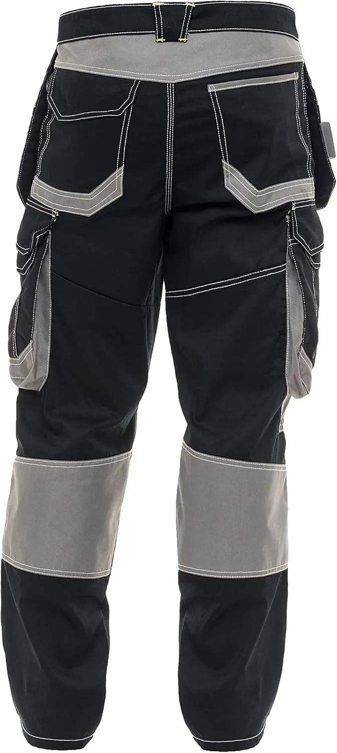 Mens Cargo Combat Pants Durable Work Pants with Tool Pockets Tactical Field Construction Work Safety Pants